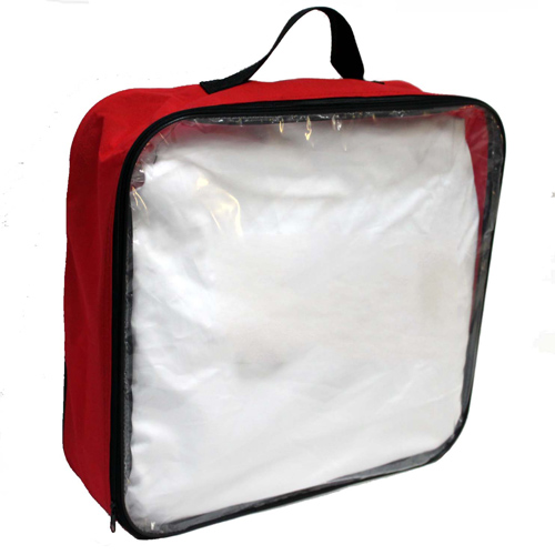Black Plastic Piping Blanket Bag