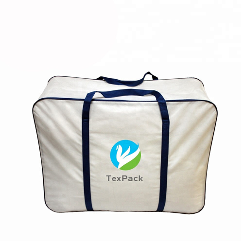 Blue Plastic Piping Binding Blanket Bag