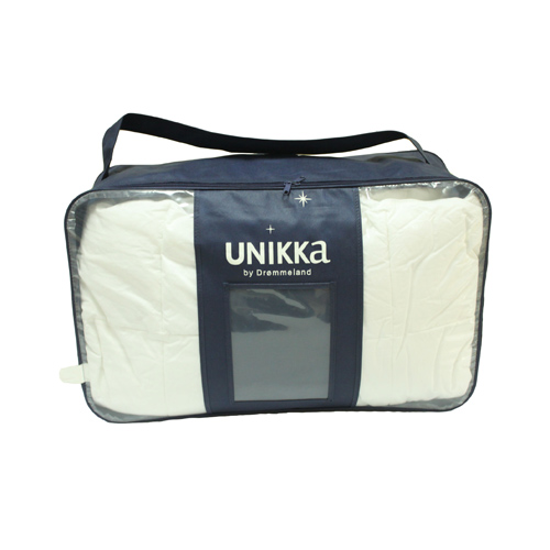 Blue Plastic Piping Binding Clear PE Blanket Bag