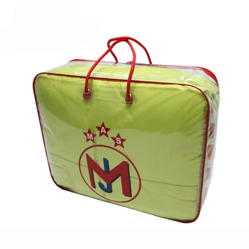 Red Plastic Piping Binding Blanket Bag