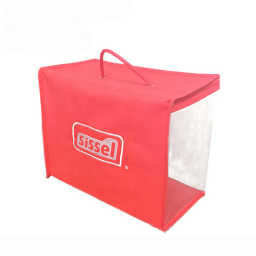 Red Non Woven Binding Two-panel Bedsheet Bag