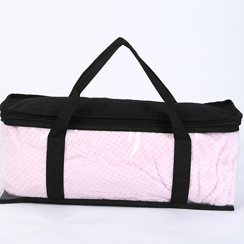Black Non Woven Binding Two-panel Cushion Bag