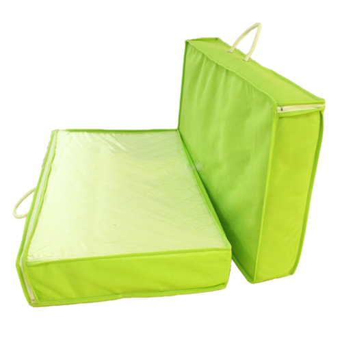 Green Non Woven Binding Cushion Bag