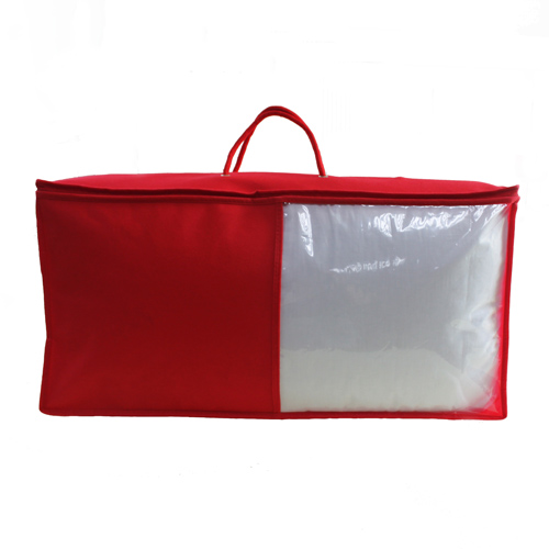 Red Non Woven Binding Cushion Bag
