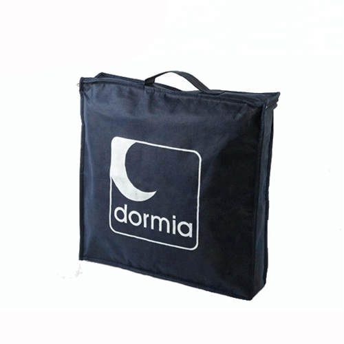 Blue Non Woven and Clear PE Quilt Packaging Bag