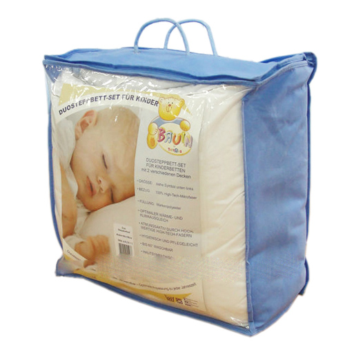 Blue Non Woven Quilt Packaging Bag