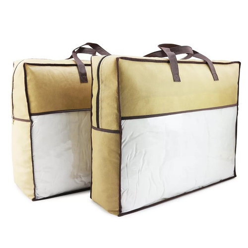Dark Brown Non-woven 75gsm Binding Quilt Packaging Bag