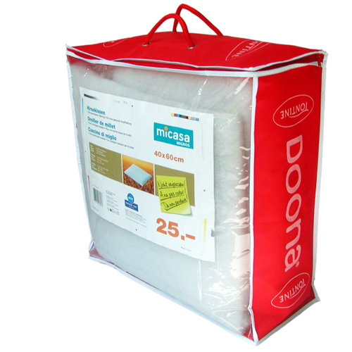 White Non Woven Binding Quilt Packaging Bag