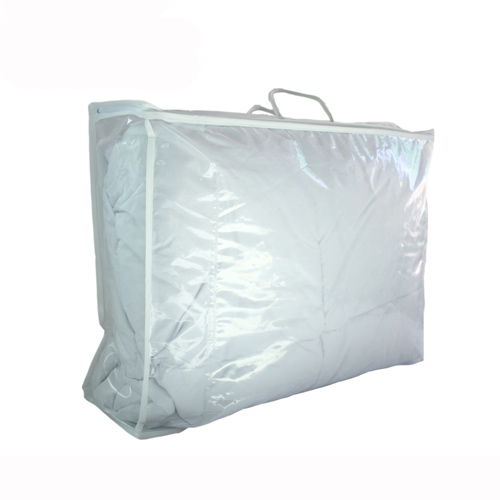 White PEVA Binding Quilt Packaging Bag