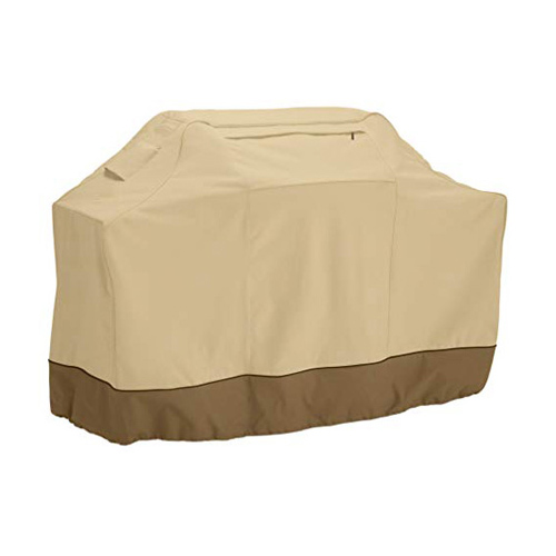 Dark Beige & Brown Polyester Grill Cover