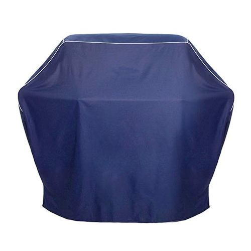 Dark Blue Polyester Grill Cover