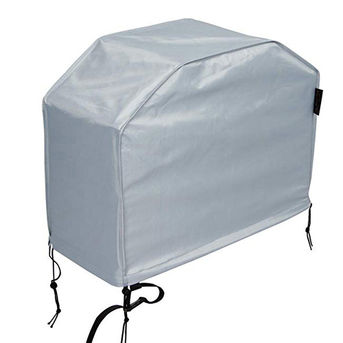 Silver Polyester Grill Cover
