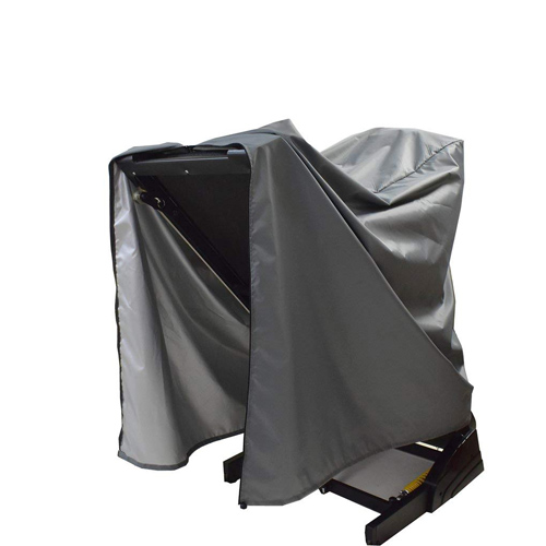 Black Polyester PU Coated Machine Equipment Cover