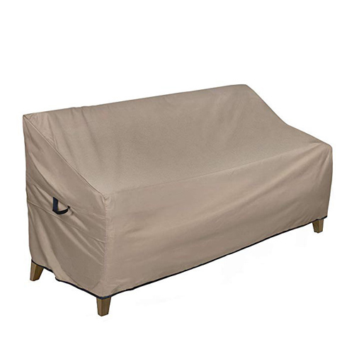 Brown Polyester PU Coated Sofa Cover