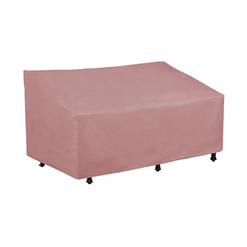 Dark Pink Polyester Sofa Cover