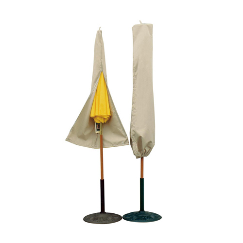 Beige Polyester PU Coated Umbrella Cover