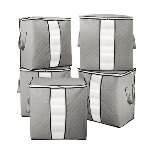 Black Cotton Binding Underbed Storage Bag