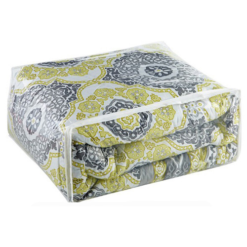 White PEVA Binding Underbed Storage Bag
