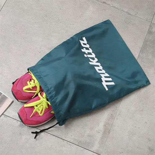 Dark Green Polyester Shoes Storage Bag