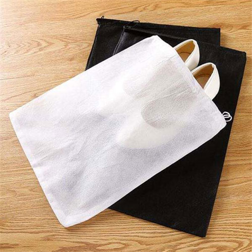 White Non-woven 1-piece-structure Shoes Storage Bag