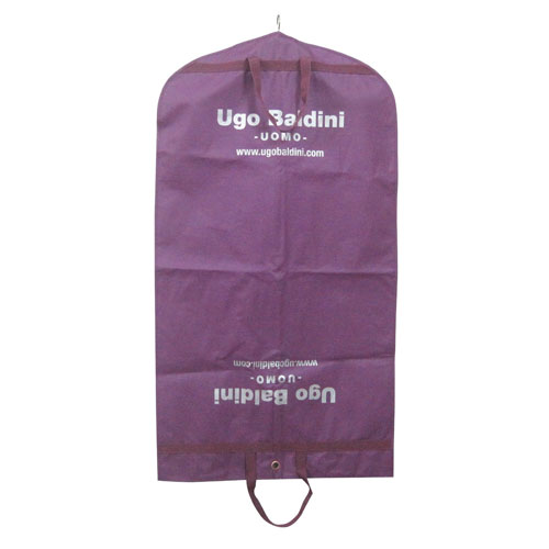 Purple Non-woven Garment Bag