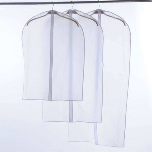 White PEVA Garment Bag