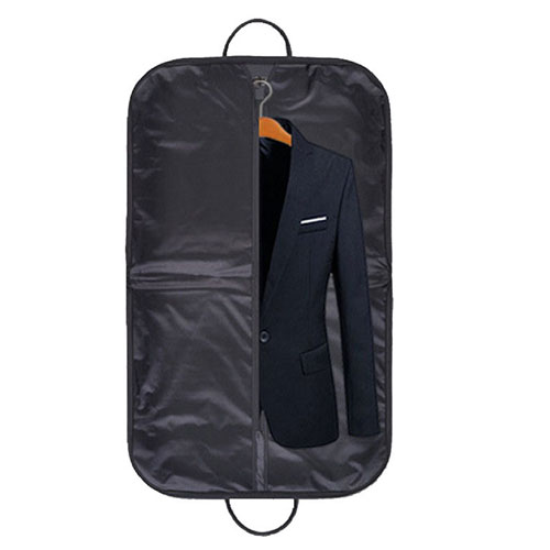 Black Polyester Garment Bag with 2pcs Black Handles