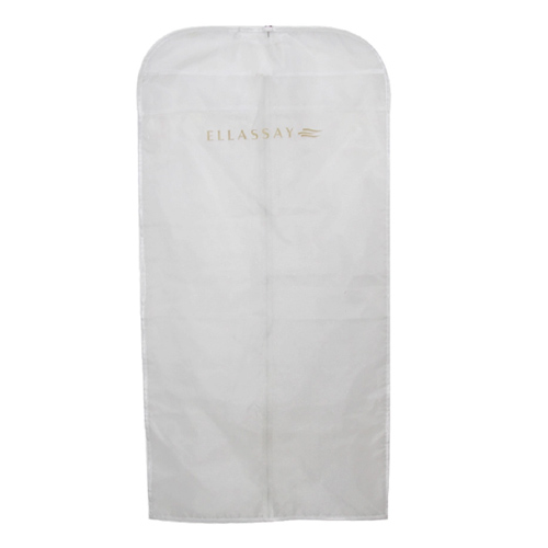 White Non-woven 75gsm Women's Garment Bag