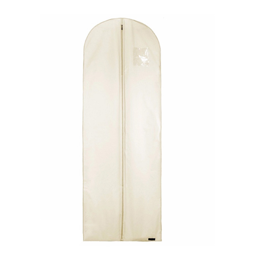 Beige Non-woven 75gsm Dress Garment Bag
