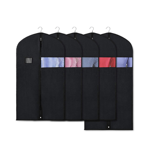 Black Polyester Nylon Zipper Business Garment Bag