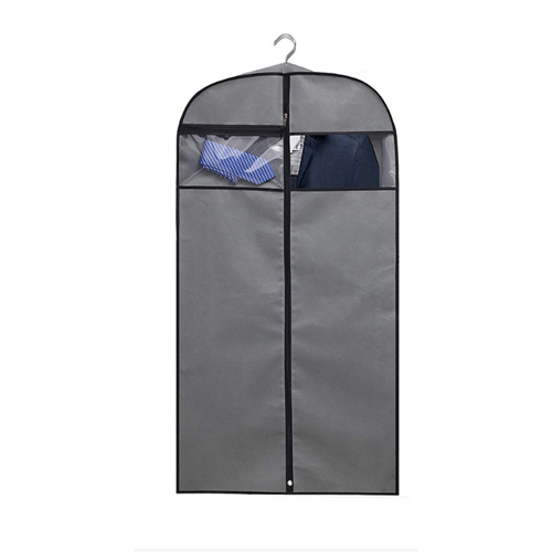 Grey Nylon Business Suit Bag