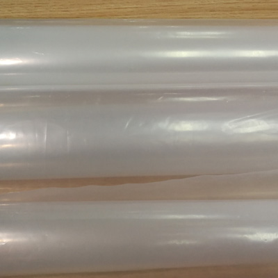 Transparent R-LDPE from recycled PE