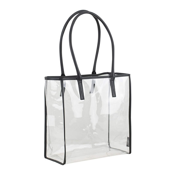 Packaging & Bag *Material: clear PVC 0.15mm (PVC cold crack resistant minus 15 degree).<br>
*Binding: black PU binding.<br>
*Handle: 2pcs black PU handles fixed on top.<br>
*Printing: without.