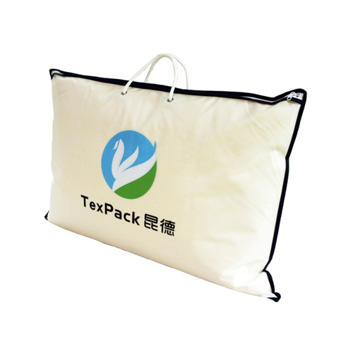 Black Non Woven Binding Clear PE 0.1mm Pillow Bag