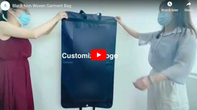 Black Non Woven Garment Bag