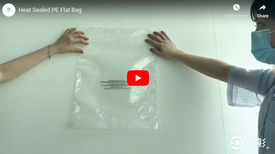 Heat Sealed PE Flat Bag